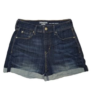 Denizen from Levi's High Rise Dark Faded Shorts 2 W26